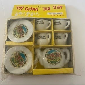 NWT Vintage Winchester House Mini Tea Set